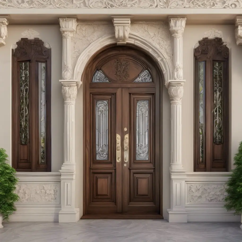 Villa Door Wooden