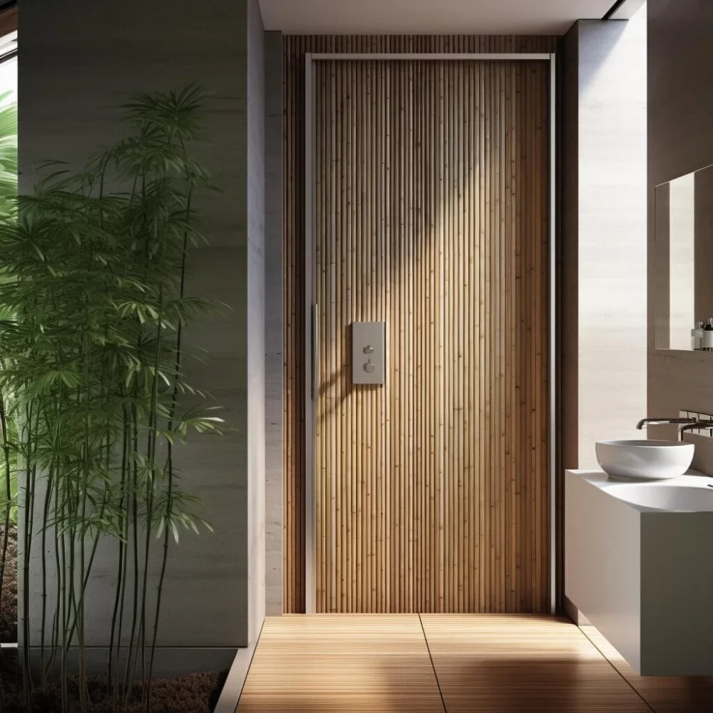 Aluminium Door For Bathroom