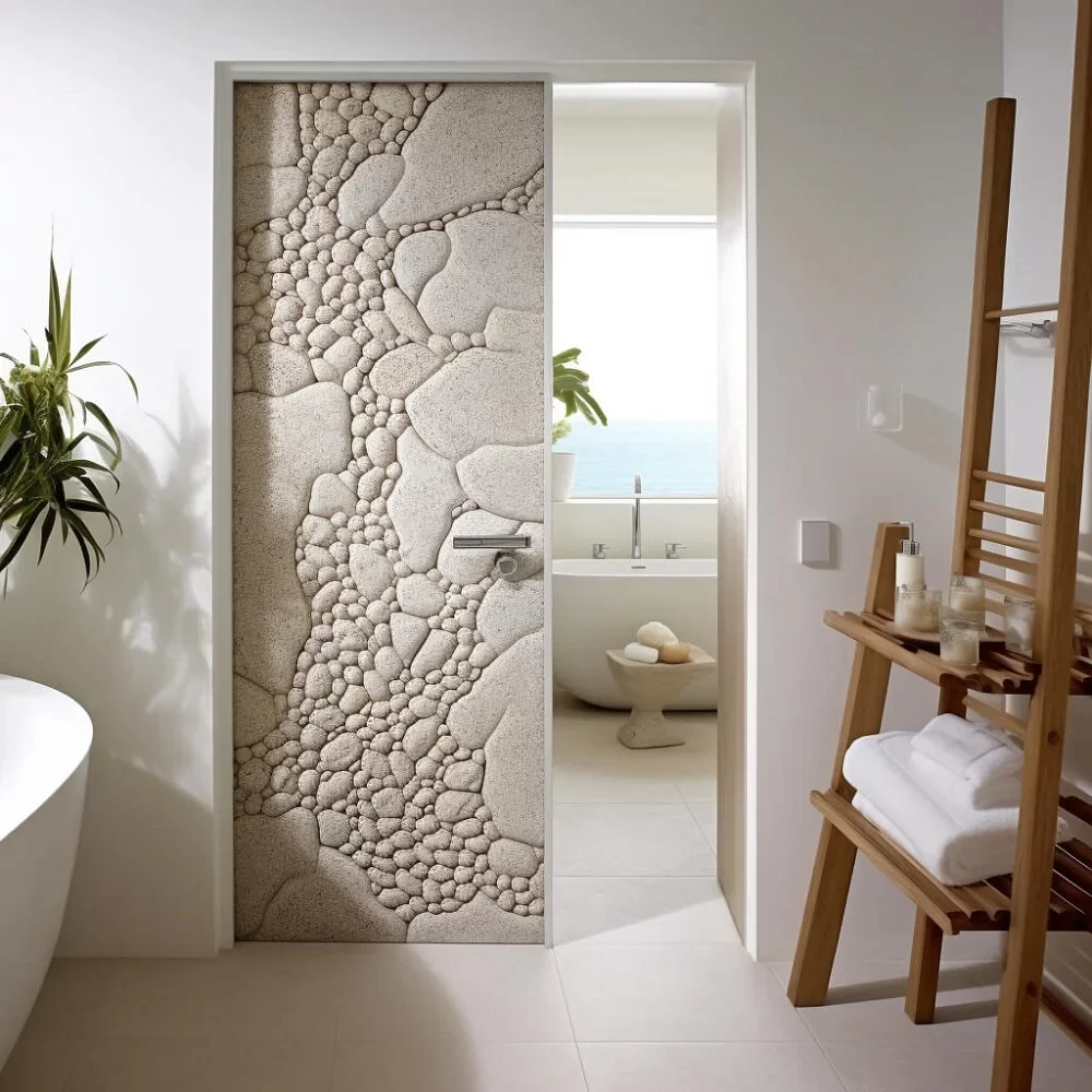 Aluminium Door For Bathroom